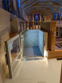 Vertical Platform Lift in Church