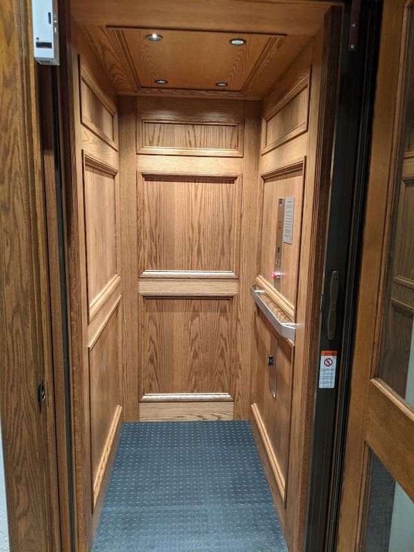 Custom Residential Elevator Wood Cab