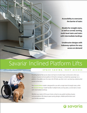 Omega Curved Inclined Platform Lift