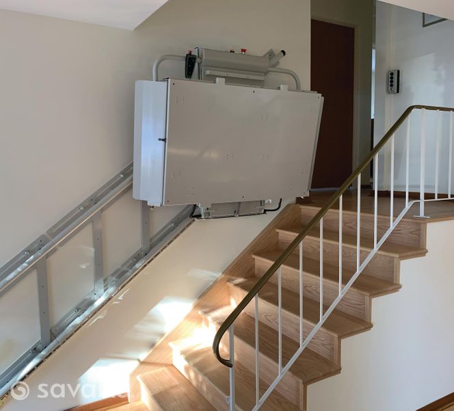 Savaria Inclined Platform Lift Folded