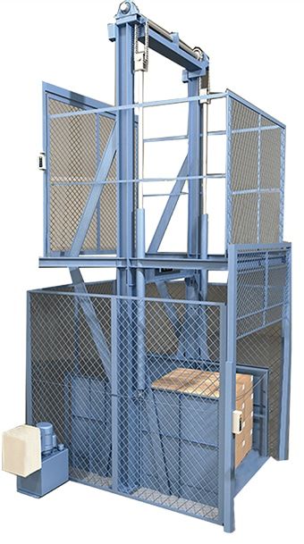 Vertical Material Lift For Industrial And Warehouse Applications