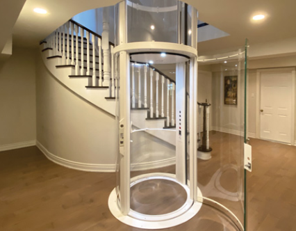 Modern Residential Glass Elevator