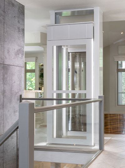 Savaria Luma Through-Floor Home Lift Installed
