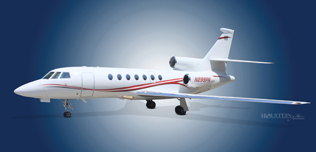 2000 Falcon 50EX, SN 299, N299PR - Ext LS View WEB.jpg