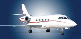 2000 Falcon 2000, SN 117, N26PA -  Ext RS Front View WEB.jpg