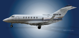 2000 Hawker 800XP, 258486, N806TM - Ext LS View WEB.jpg