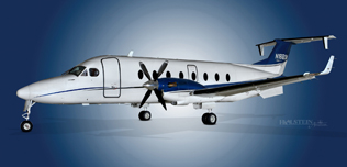1999 Beech 1900D, UE-354, N1883M - Ext LS View WEB.jpg