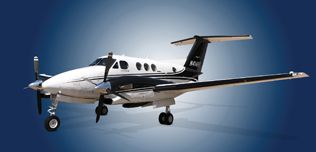 1981 Beech King Air F90 - LA-110 - N414RT - Ext - LS Front View WEB.jpg