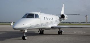 2007 Gulfstream G150, SN 224, N224GG - Ext LS Front View WEB.jpg