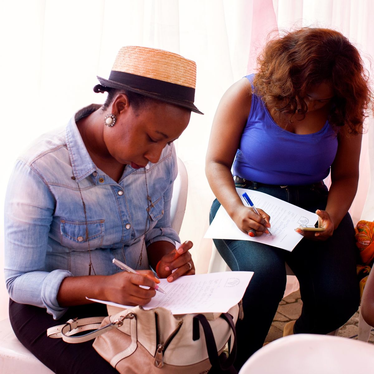 Run For a Cure Africa free breast screening at Shoprite, Ikeja City Mall. June 2016