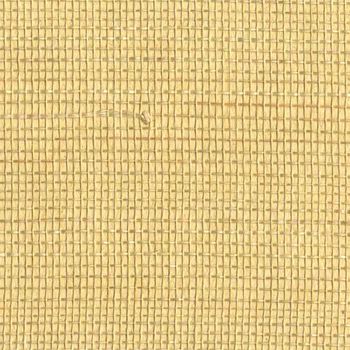Yellow Textured Grasscloth Wallpaper
