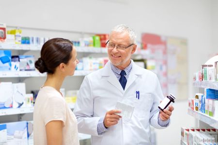 Pharmacist Consulting Patient