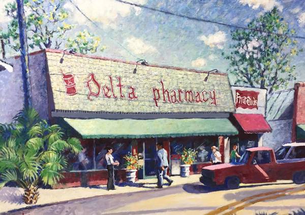 Painted image of Delta Pharmacy