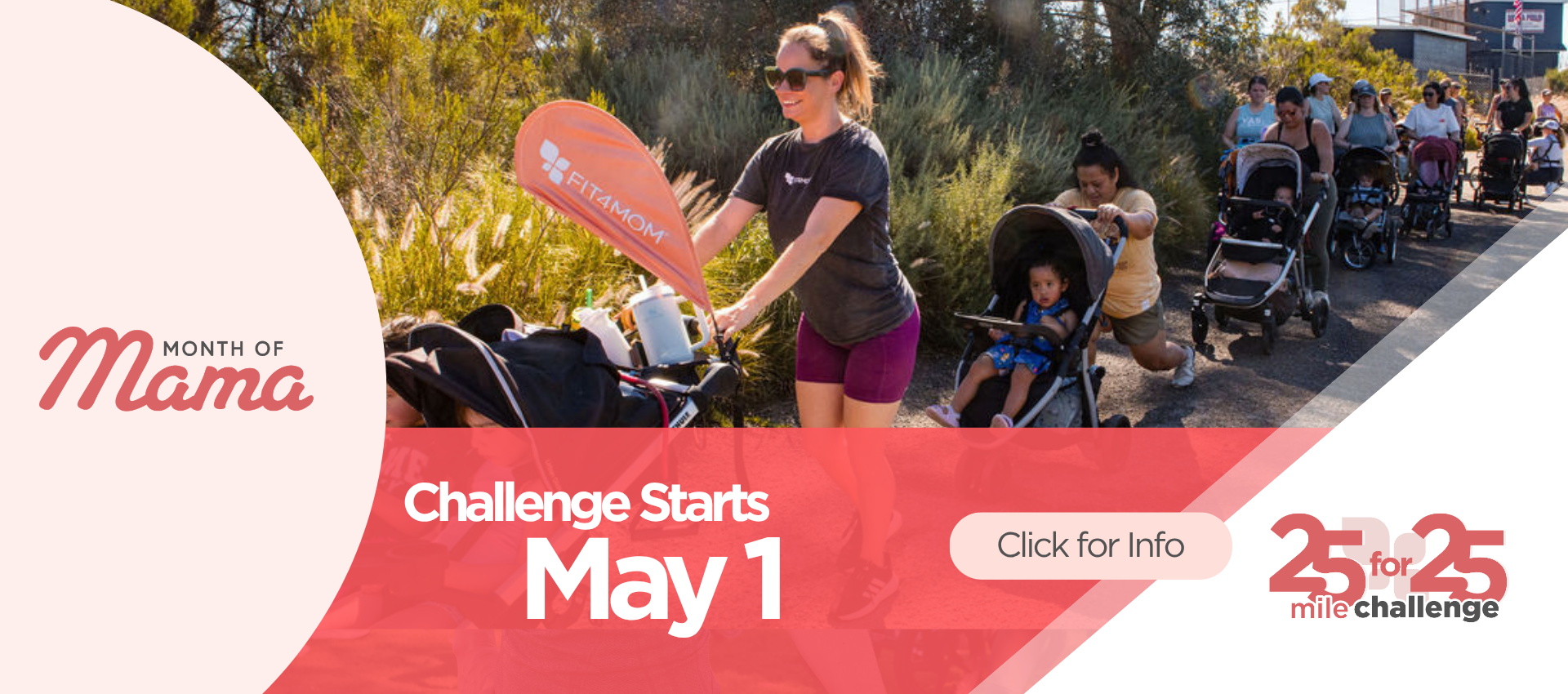 Local walking challenge for moms