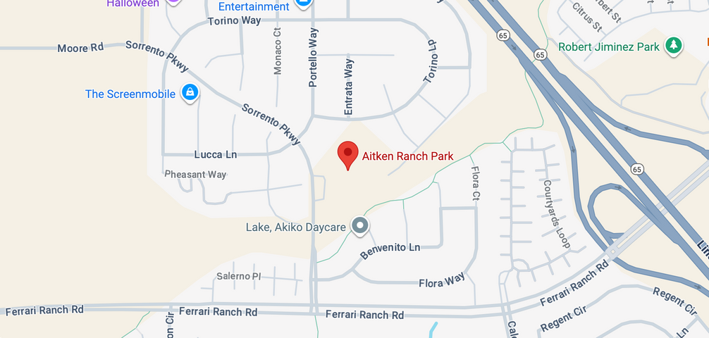 Workout for moms at Aitken Ranch Park in Lincoln Aitken Ranch Park
