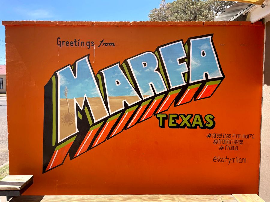 Greetings from Marfa Texas
