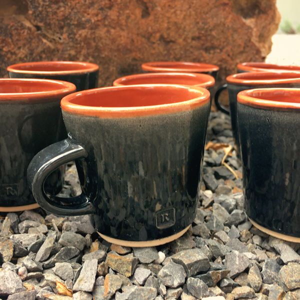 Espresso and Lungo Coffee Cups - Mimi y Roberto Pottery