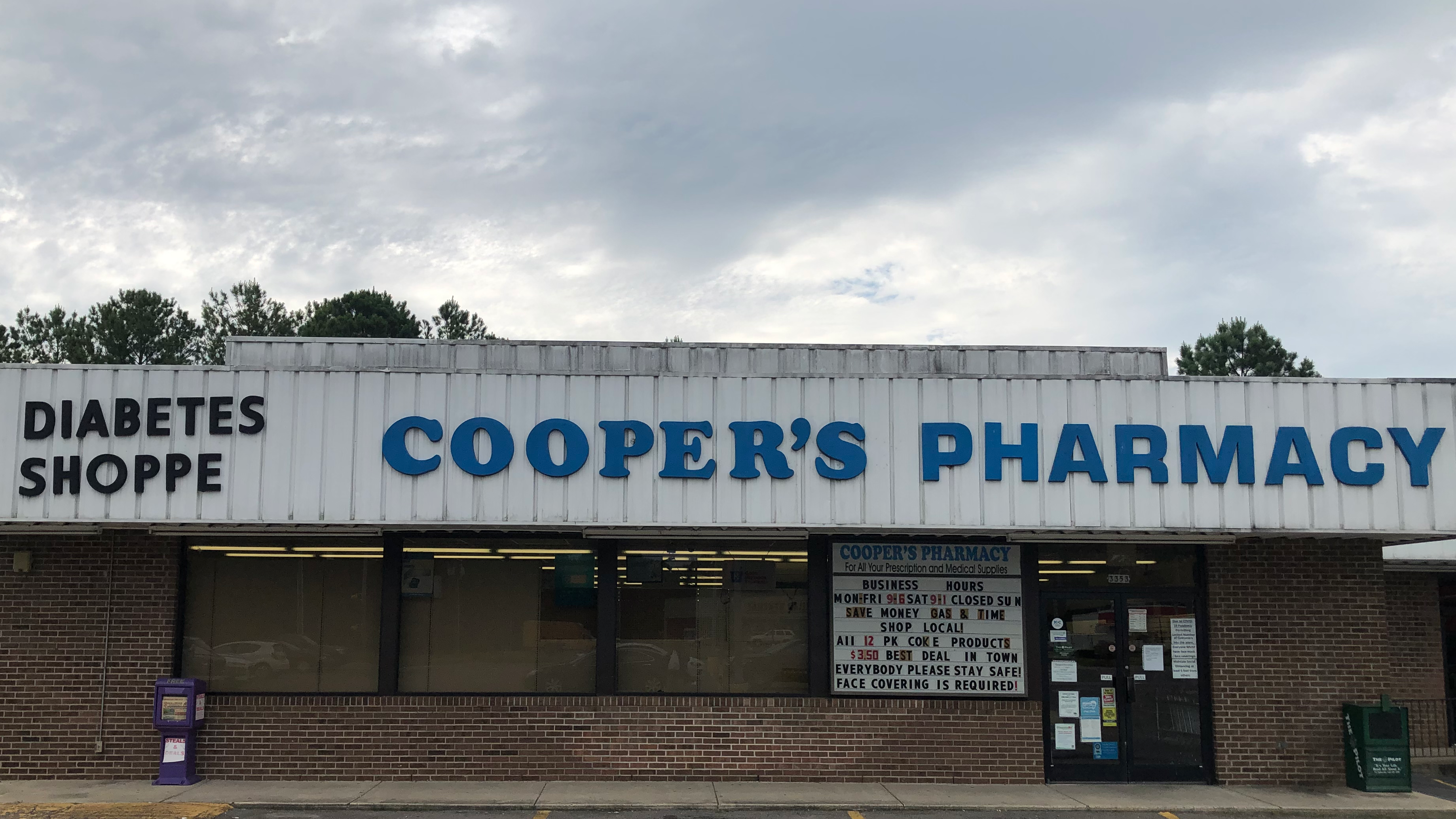 Coopers Pharmacy storefront