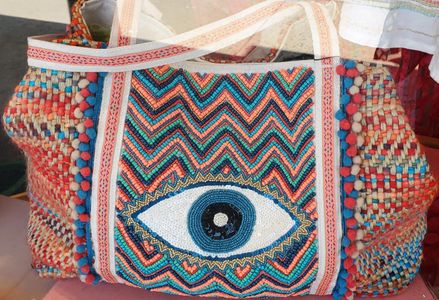 Evil eye tote $110