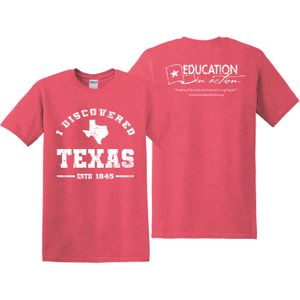 Red I Discovered Texas shirt - resized.jpg