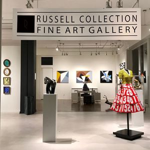 Racae Meyer - Russell Collection view from front with sign at night May 2019.jpg