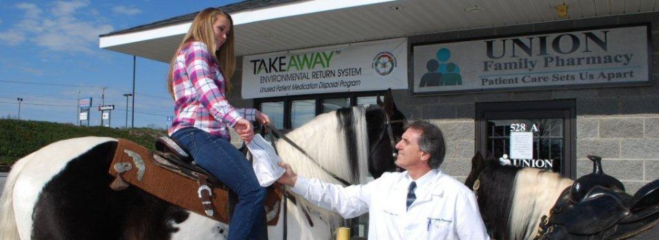 Pharmacist and Person on Horse