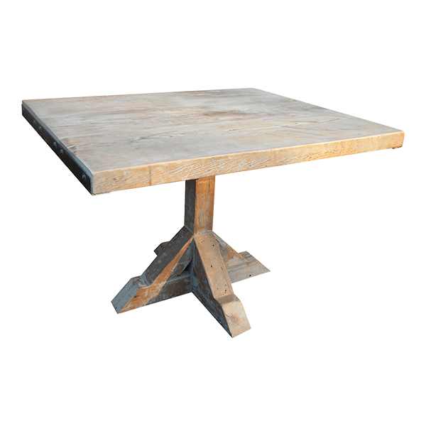 The Girder Pedestal Table from E. B. Mann The Girder Pedestal Table