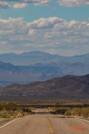 Kelbaker Road in Mojave National Preserve Kelbaker Road