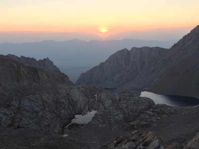 Mt Whitney at sunrise Mt Whitney