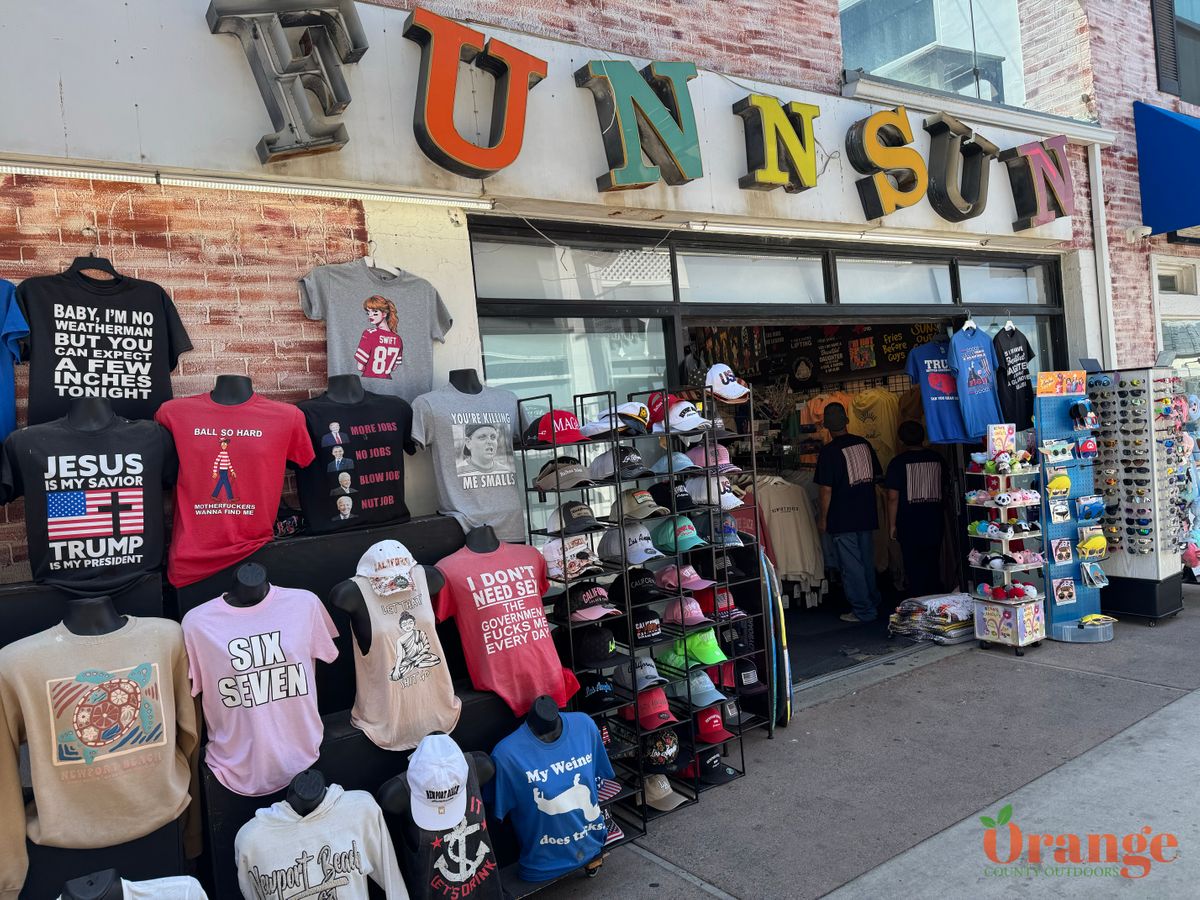 Newport Beach's Fun Zone area