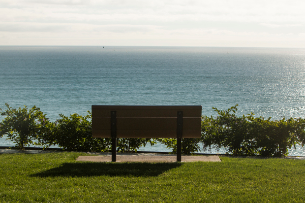 Several benches with ocean views are what makes Pines Park great! Pines Park