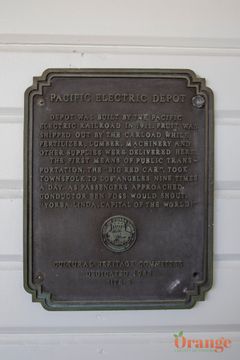 Plaque Pacific Electric Railway