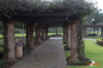 Garden area with pergola and benches Bill Barber Memorial Park