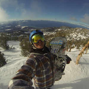 Snowboarding at Heavenly Resort in Lake Tahoe Lake Tahoe