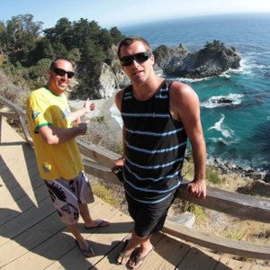 Traveling up the coast Big Sur