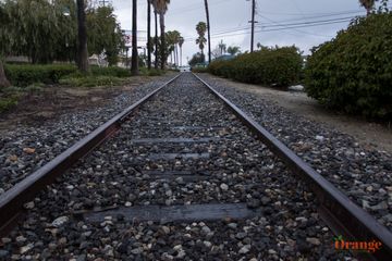 Original tracks Pacific Electric Railway