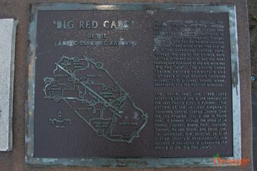 Plaque Pacific Electric Railway