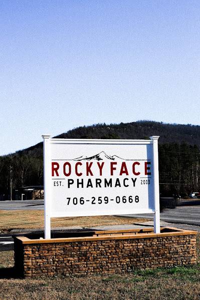 Pharmacy sign Rocky Face Pharmacy