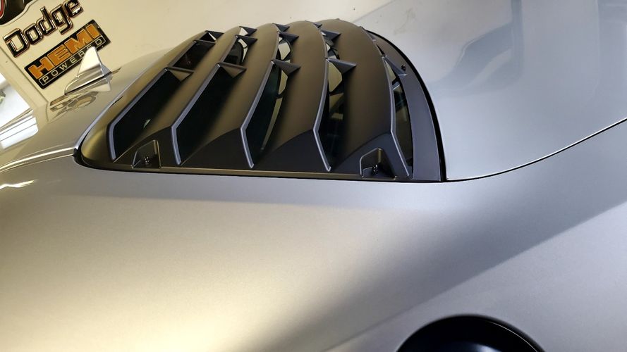 AmericanMuscleChallenger Review MP Concepts Rear Louvers AmericanMuscleChallenger Review MP Concepts Rear Louvers