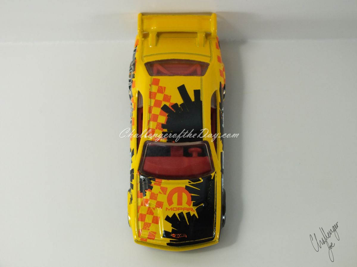 Hot Wheels Dodge Challenger Drift Car Yellow (8).JPG