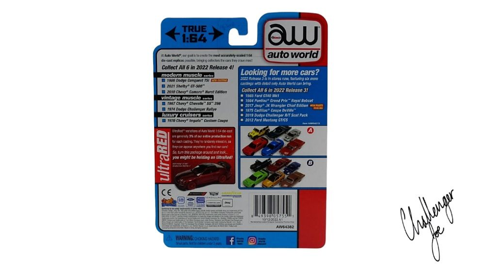 Auto World 1974 Dodge Challenger Rallye in Gold