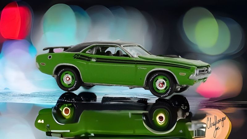 Go On Green Johnny Lightning 1971 RT - Challenger of the Day