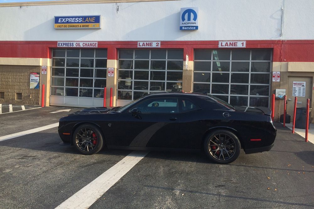 It is the Ultimate Muscle Car and I am ecstatic with its performance !!! My friends ask me what I've done to it and I answer It needs nothing !!! It is the ultimate 2 door Family Car that goes 200 mph, does the quarter in 10.65 seconds with Mickey Thompson drag radials, and 0-60 in 3.5 sec !!! Black Beauty Hellcat #12