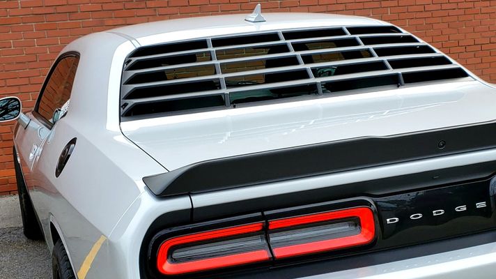 Challenger rear online window louvers