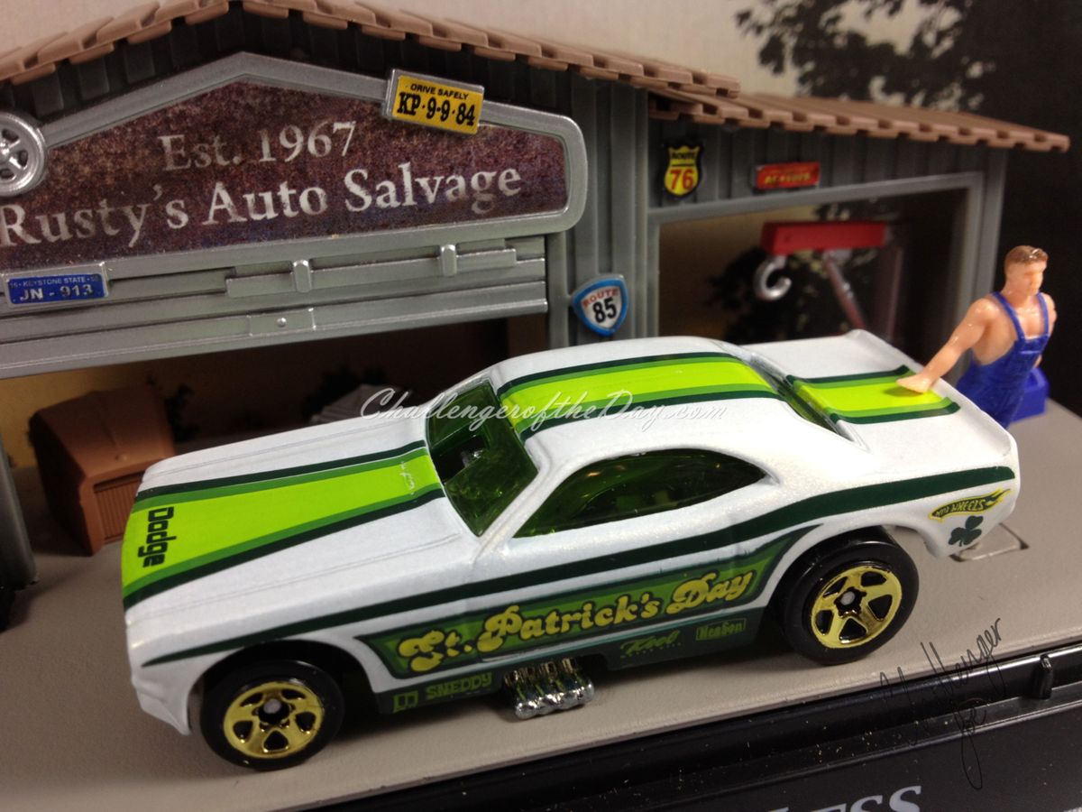 St. Patrick's Day Funny Car by Hot Wheels (3).JPG
