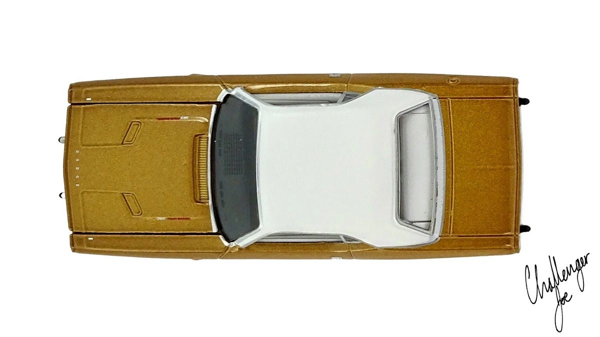 Auto World 1974 Dodge Challenger Rallye in Gold