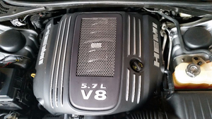 Take a deeper look under the hood of the 2011 Dodge Challenger R/T Classic Billet Silver Metallic 5.7L Hemi Super Track Pak Under the Hood
