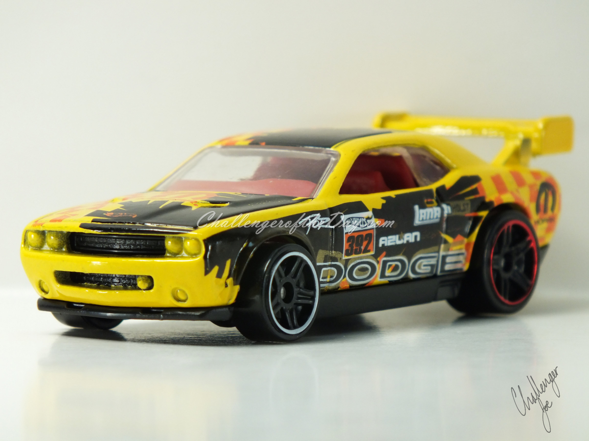 Hot Wheels Dodge Challenger Drift Car Yellow