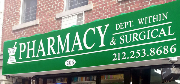 New York City Pharmacy Exterior