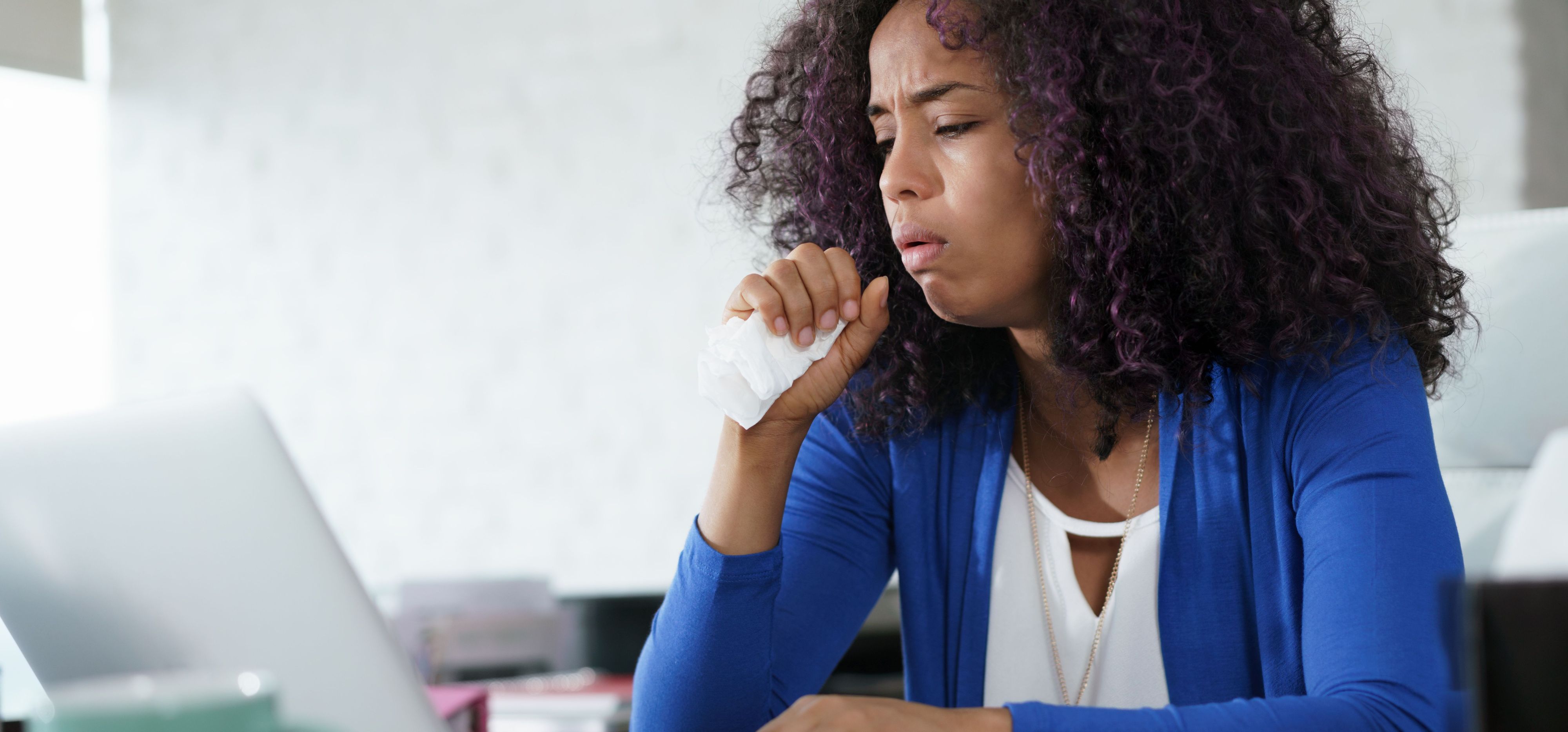 Caught a cough? Don't put up with a constant interruption. Start feeling better today with a telehealth visit. Cough